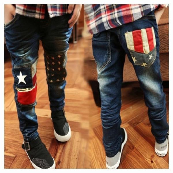 送料無料 ジーンズ ジーパン ボトムス ズボン ブルー メンズ ボーイ 男の子 冬 小学生 暖かい カジュアル 中学生春 本日限定 秋 キッズ お出かけ 真冬