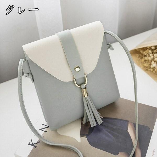発売モデル 送料無料 ショルダーバッグ レディース タッセル シンプル 斜めがけ カジュアル おしゃれ 春夏秋 鞄 18新作 P468 無地 バッグ