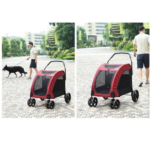 送料無料 ペットカート ペットバギー Dodopet ギフト 大型犬 多頭飼い 中型犬 ドッグカート バギー 折りたたみ 省スペース 小型犬 キャスタ 4輪