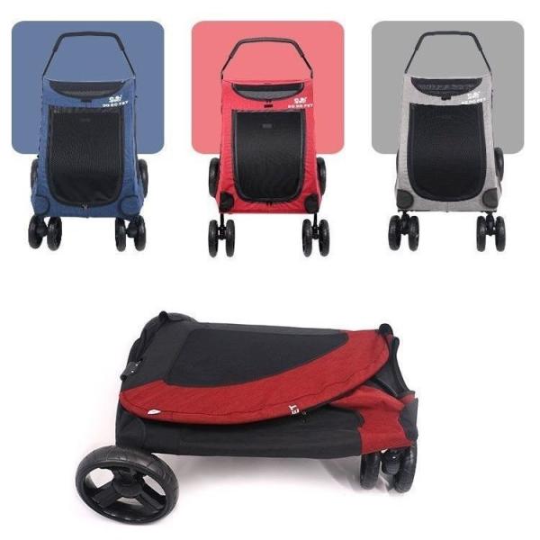 送料無料 ペットカート ペットバギー Dodopet ギフト 大型犬 多頭飼い 中型犬 ドッグカート バギー 折りたたみ 省スペース 小型犬 キャスタ 4輪