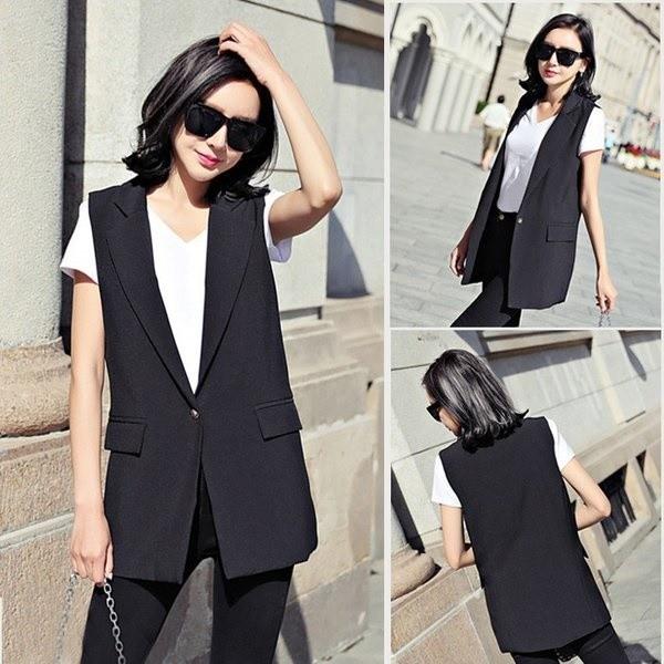 新作 送料無料 ベスト レディース ノースリーブ ロング トレンチベスト スーツコート 無地 カジュアル おしゃれ 黒 通勤 トップス Ol ファッション