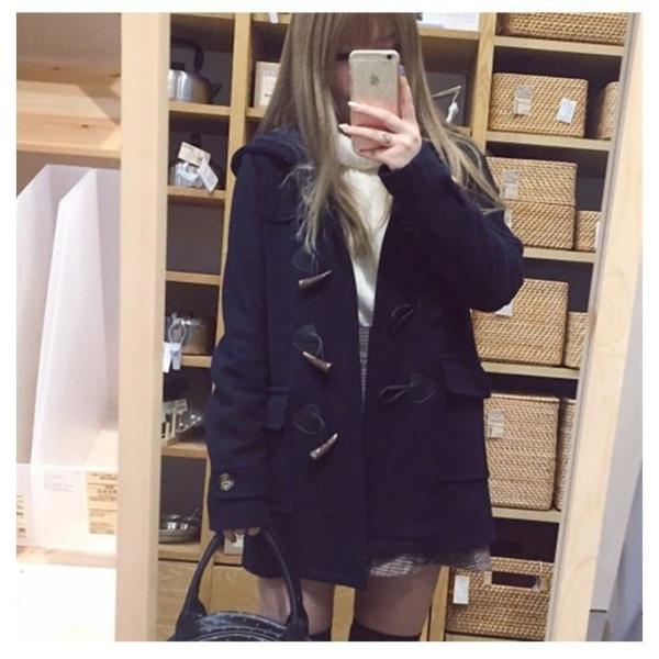 レディース ダッフルコート パーカー 女性用 コート 秋冬物 フード付き ２タイプ クラシック スクール風 送料無料 アウター トップス オリジナル