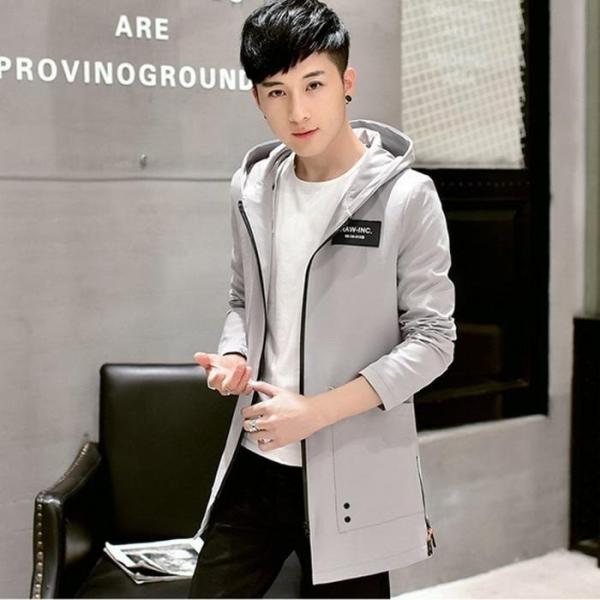 贈答 送料無料18秋新作メンズジャケットモッズコートフード付き長袖裏ボア付きロング丈ファッション大きいサイズカジュアルおしゃれシンプル