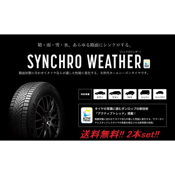 DUNLOP（ダンロップ） 送料無料!次世代オールシーズンタイヤ シンクロ