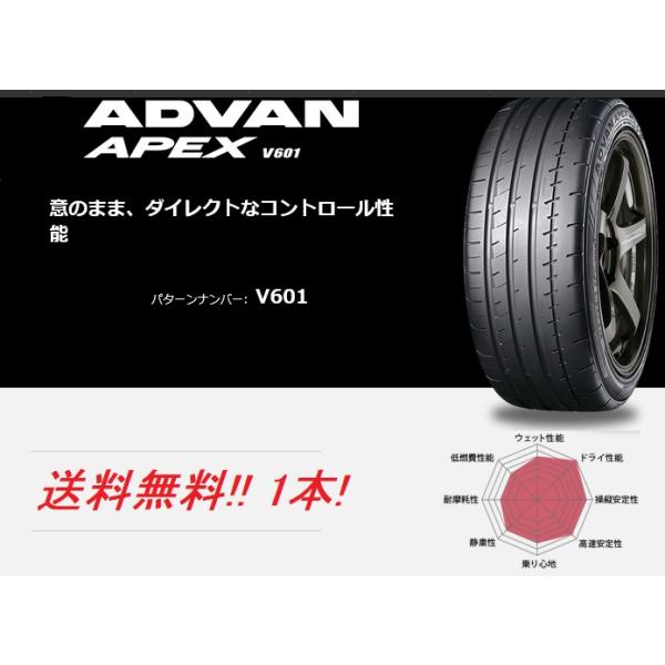 ADVAN 235/40R18 91W APEX（エイペックス） V601A ヨコハマ スポーツ
