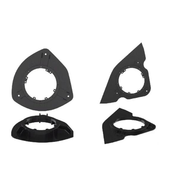 【並行輸入品】5.25インチ 6.5インチ 6.5インチ 6.7インチ カーステレオスピーカー取り付けアダプターマウントブラケットプレート フロ