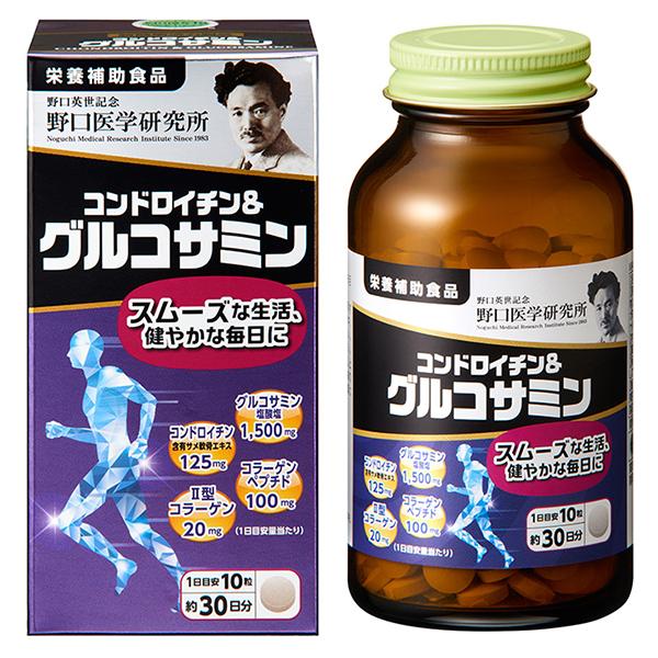 野口医学研究所 コンドロイチン＆グルコサミン 390mg×300粒 栄養補助
