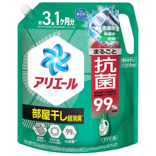 アリエール超抗菌プレミアム　部屋干しプラス　（1.81㎏✕4個）2ケース nicedrug_4987176309112