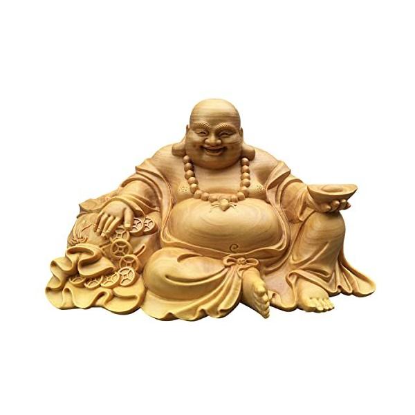 メール便無料】 仏像 七福神 布袋 様 天然ターコイズ トルコ石 布袋様