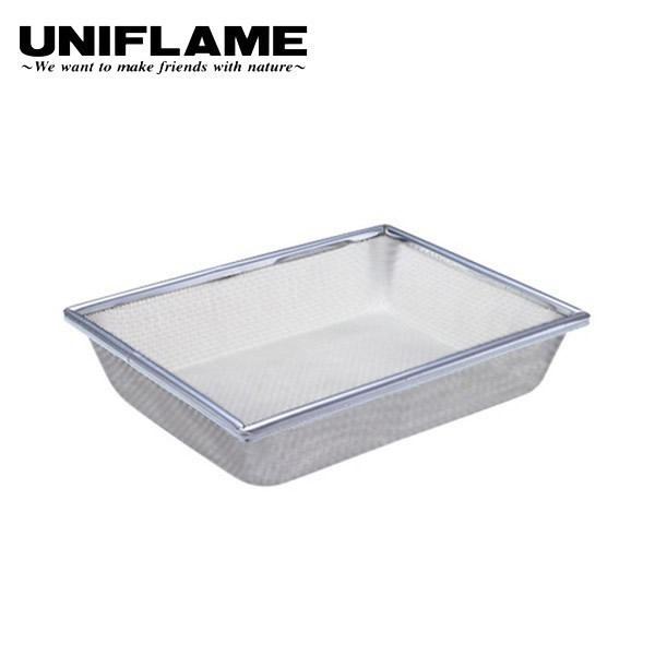 ユニフレーム スモーカーバスケット [666012]UNIFLAME 網から落ちる小さい物をスモークするのに便利なバスケットスモークナッツに最適　小さいナッツ類をまんべんなくスモークするのに向いてます。■ 仕様[サイズ] 約208×163×...