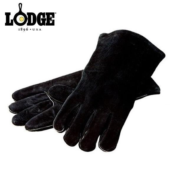 【未使用品】ブラックレーベルクレストブリッジ レザー グローブ ブラック LODGE（ロッジ） レザー グローブ ブラック A5-2 キャンプ用品
