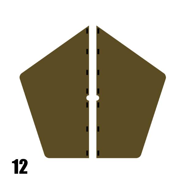 2回使用 Ogawa グロッケ12 用　グランドマット ogawa オガワキャンパル(ogawa) グランドマット グロッケ12 3878-80