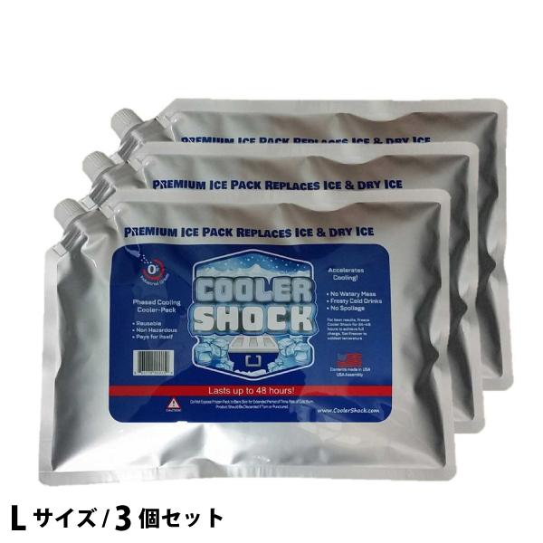 COOLER SHOCK（クーラーショック） L 3個セット セット アウトドア 