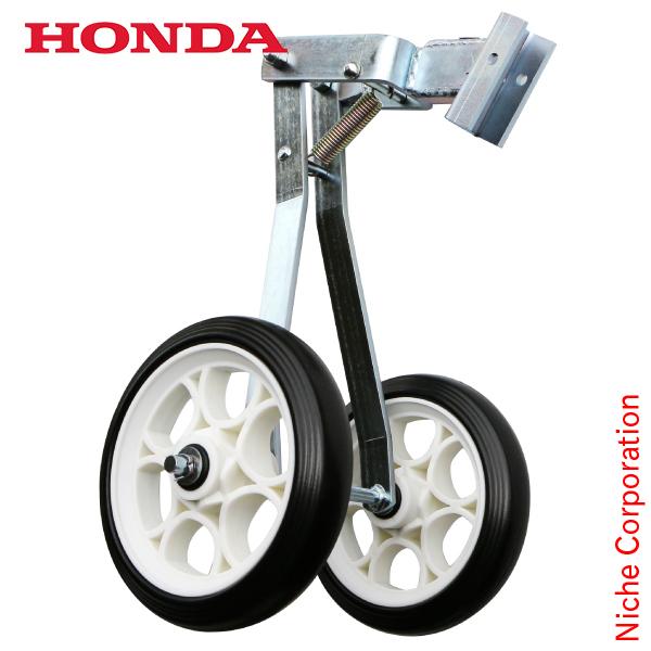 ▼移動用車輪保管場所、あるいはクルマを停めた場所から菜園への移動もラクにする移動用の車輪です。車軸ローター式では、もともと車輪がないため、耕うん機を押して移動する際には欠かせないアタッチメントです。▼移動時、抵抗棒の取り外し不要車輪を装着し...