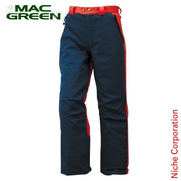 GBZ-CC100N チェーンソー防護ズボン ネイビー/イエロー　2Lサイズ 暑熱対策チェーンソー防護ズボン【JIS T 8125-2:2022適合商品