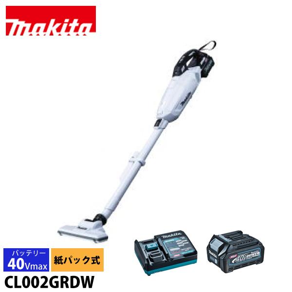 マキタ（makita） 40Vmax 充電式クリーナー スノーホワイト バッテリ