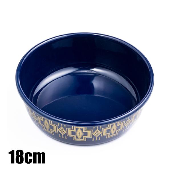 ペンドルトン エナメルディーププレート18cm 19804344460000 皿 食器 ホーロー 琺瑯 ネイビー 紺色 アウトドア