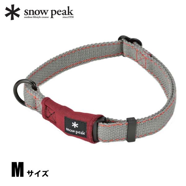 snow peak（スノーピーク） SPソフトカラー M PT-053R 犬 首輪 中型犬