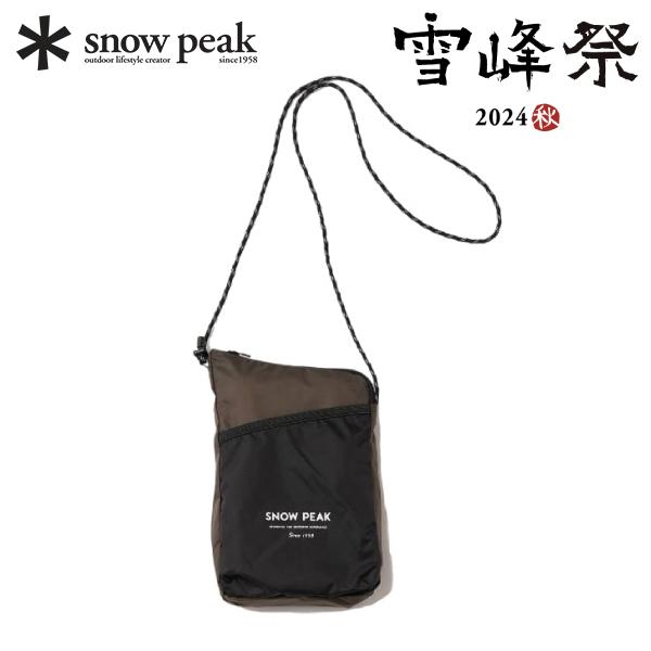 snow peak スノーピーク オフセット ショルダーポーチ SP-AC snow peak スノーピーク オフセット ショルダーポーチ SP-AC