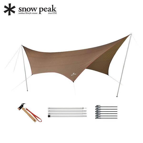 スノーピーク　タープ　ヘキサ（L）Proセット TP-862S snow peak スノーピーク タープ HDタープ シールド ヘキサ ( L ) Pro