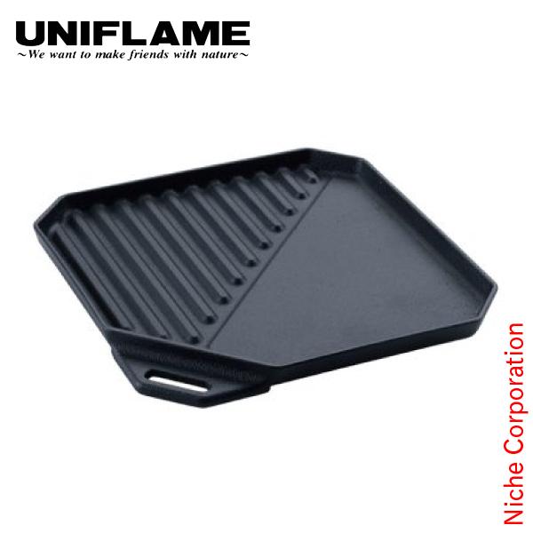 UNIFLAME ユニフレーム ユニ鉄 3つセット 鉄板・ハンドル・きケース UNIFLAME ユニフレーム ユニ鉄 3つセット 鉄板・ハンドル・き