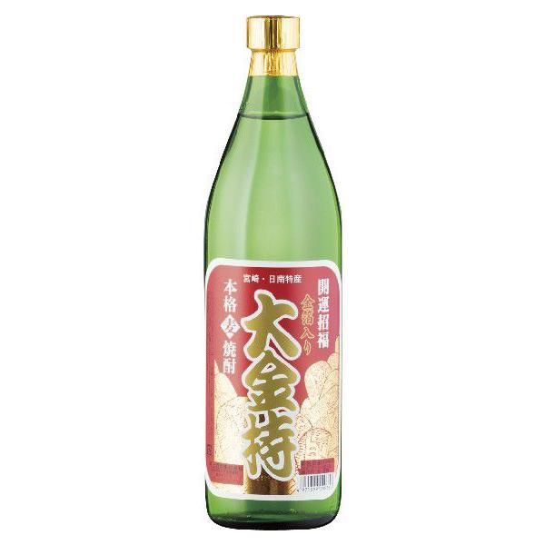 縁起物！金箔入・大金持（麦焼酎）25度 900ml　井上酒造