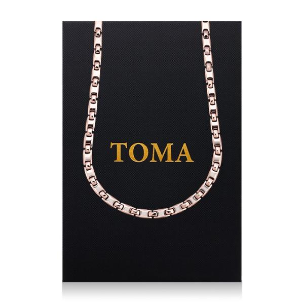 TOMA9MF（ピンクゴールド）管理医療機器認証 磁気磁気ネックレス