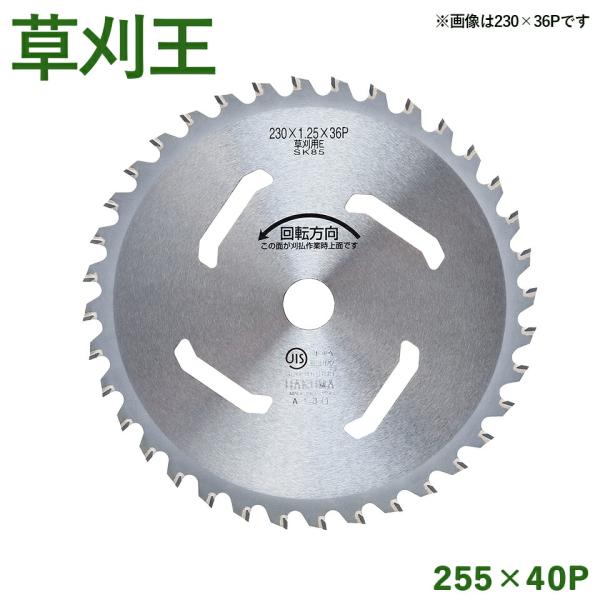 鋸王 草刈用チップソー 255mm 60P 5枚セット 鋸王 草刈用チップソー