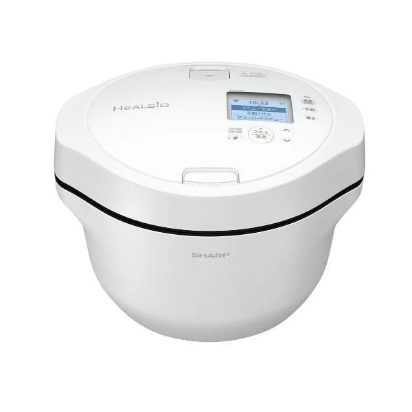 ヘルシオ ホットクックKN-HW24H-W 水なし自動調理鍋 2.4L 