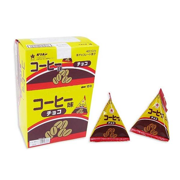 k オリオン コーヒー味チョコ（40個入）駄菓子 チョコレート お菓子 箱