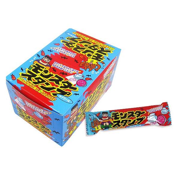 やおきん モンスタースタンプ キャンディ サイダー味（50個入