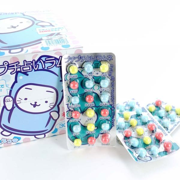 チーリン プチプチ占い ラムネ と 占いチョコ玉 セット 30個 x 2種類