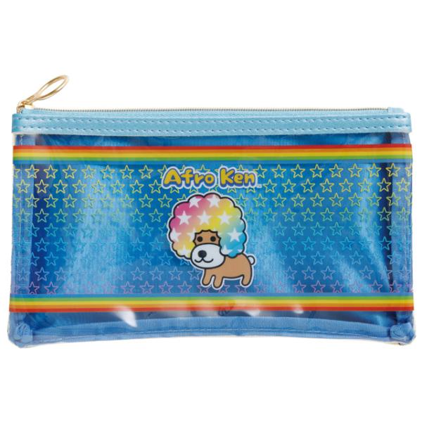 サンエックス      アフロ犬　ペンポーチ San-X（サンエックス） サンエックスキャラクターズ クリアペンポーチ