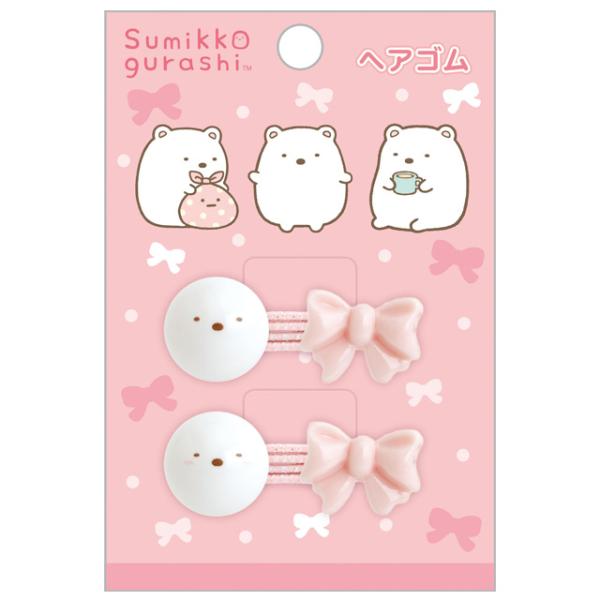 すみっコぐらし キャラミックス ヘアアクセサリー ヘアゴム しろくま　FE47403