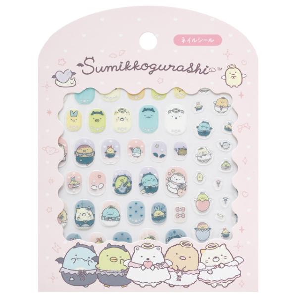 (7月中旬〜下旬入荷)すみっコぐらし てんしとあくまなしっぽずテーマ ミラクルキュート コスメアイテム ネイルシール　SE74603