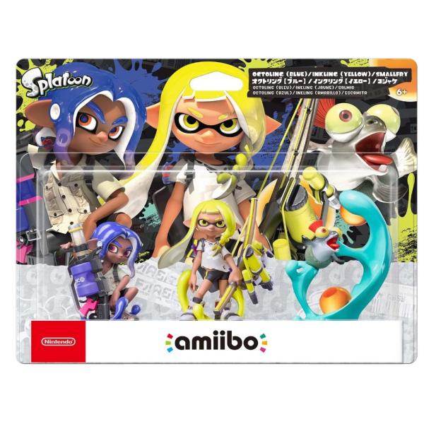 amiibo トリプルセット インクリング イエロー/オクトリング ブルー/コジャケ