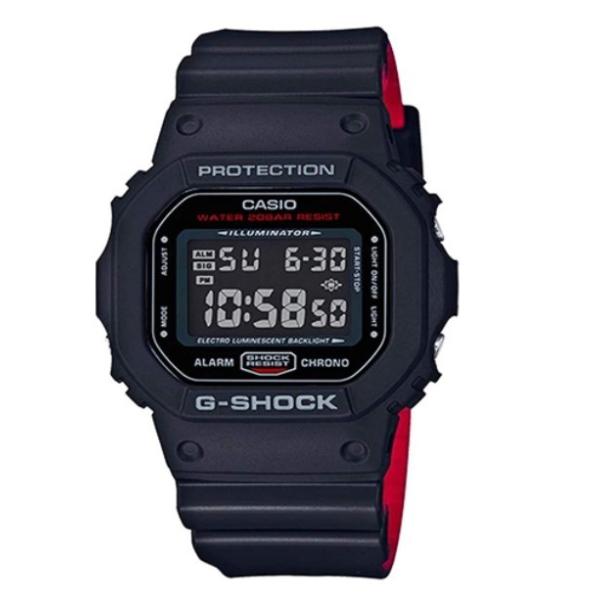 未使用品 DW-5600HR-1D Casio G-Shock ブラック 男性 デジタル スポーツ クォーツ 並行輸入品