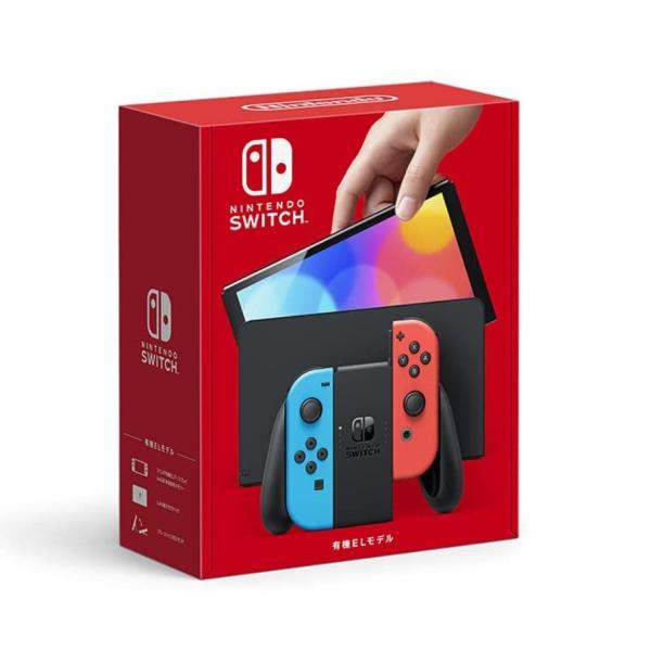 新品 Nintendo Switch 有機ELモデル Joy-Con(L) ネオンブルー/(R) ネオンレッド