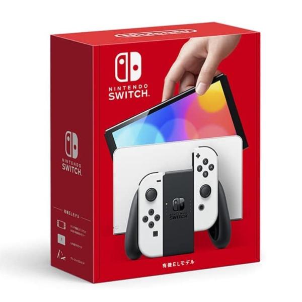 新品/店印無し Nintendo Switch 有機ELモデル Joy-Con(L)/(R) ホワイト
