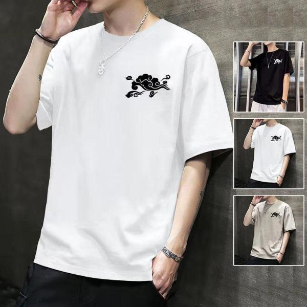 Tシャツ メンズ 半袖 おしゃれ 白Tシャツ ロンT T-shirt スポーツ 半袖tシャツ 配いろ 涼しい