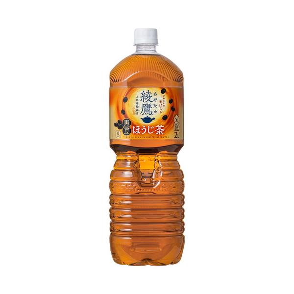 綾鷹 黒豆ほうじ茶 2000ml PET 2L 6本 コカ・コーラ : ニコショップ