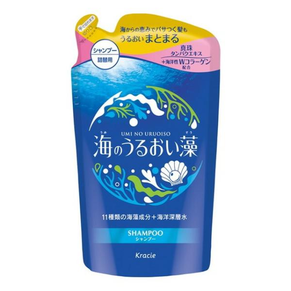 クラシエ 海のうるおい藻 うるおいケアシャンプー 詰替用 400ml ×3個