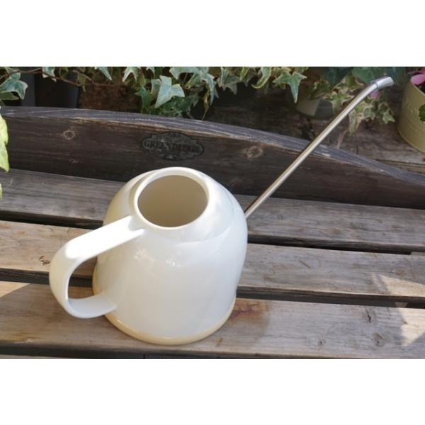 じょうろ ラウンド水さし 1ｌ ホワイト 室内 ジョウロ おしゃれ 小さめ