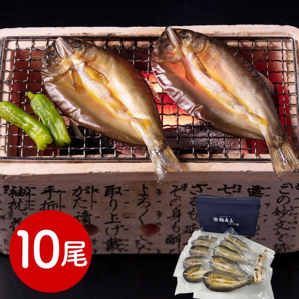 岐阜 創業明治10年 鵜舞屋 鮎一夜干し10尾　ギフト　のし　お礼　お祝い プレゼント　sk