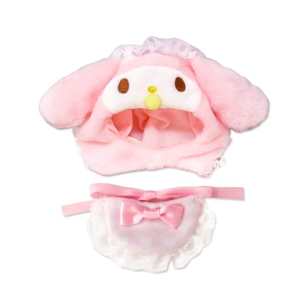 大人気「サンリオキャラクターズ　プラッシュコスチューマー」シリーズに、【ベビースタイル】が新たに加わります！ラインナップは、マイメロディ、クロミ、シナモロール、ポチャッコ、ポムポムプリンの全5種です。おしゃぶり姿の頭巾とスタイのセットです♪...