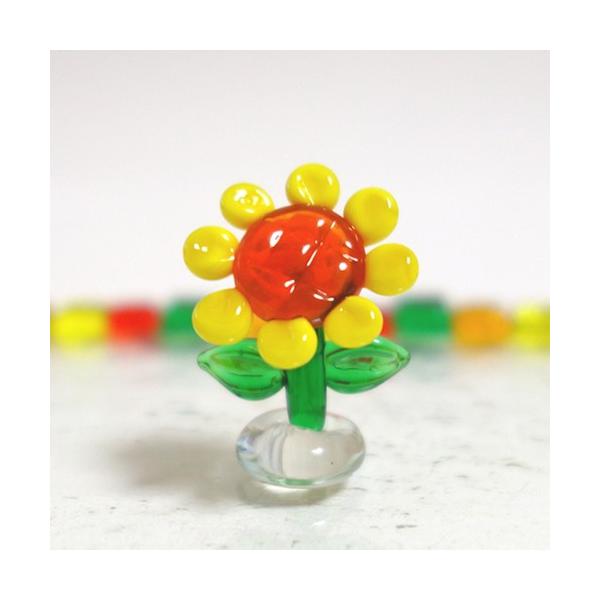 ヒマワリ 黄 ガラス細工 置物 ミニチュア 花 Buyee Buyee Jasa Perwakilan Pembelian Barang Online Di Jepang