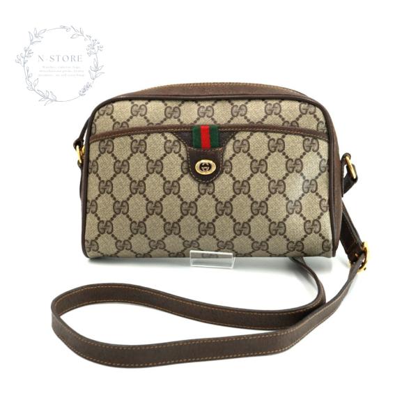 GUCCI オールドグッチ ショルダーバッグ GG 縦型 シェリー スプリーム GUCCI（グッチ） オールドグッチ GGスプリーム シェリーライン