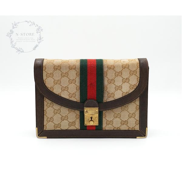 GUCCI（グッチ） オールドグッチ GGキャンバス シェリーライン