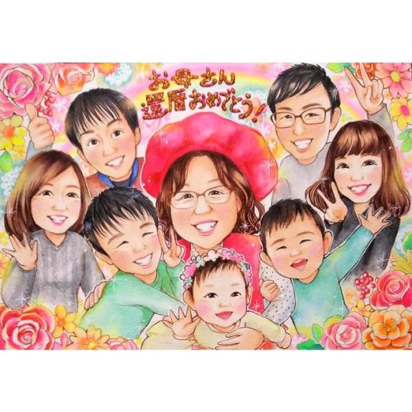 ・下描き満足保証・納期厳守・人気の似顔絵作家ずっと飾れる満足度の高い似顔絵をお届けします【ご利用の多いシーン】お祝い プレゼント 贈り物 ギフト 贈呈用 還暦 古希 喜寿 傘寿 米寿 卒寿 白寿 百寿 長寿 結婚記念日 金婚式 結婚50周年...