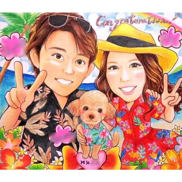 ・下描き満足保証・納期厳守・人気の似顔絵作家ずっと飾れる満足度の高い似顔絵をお届けします【ご利用の多いシーン】お祝い プレゼント 贈り物 ギフト 贈呈用 還暦 古希 喜寿 傘寿 米寿 卒寿 白寿 百寿 長寿 結婚記念日 金婚式 結婚50周年...